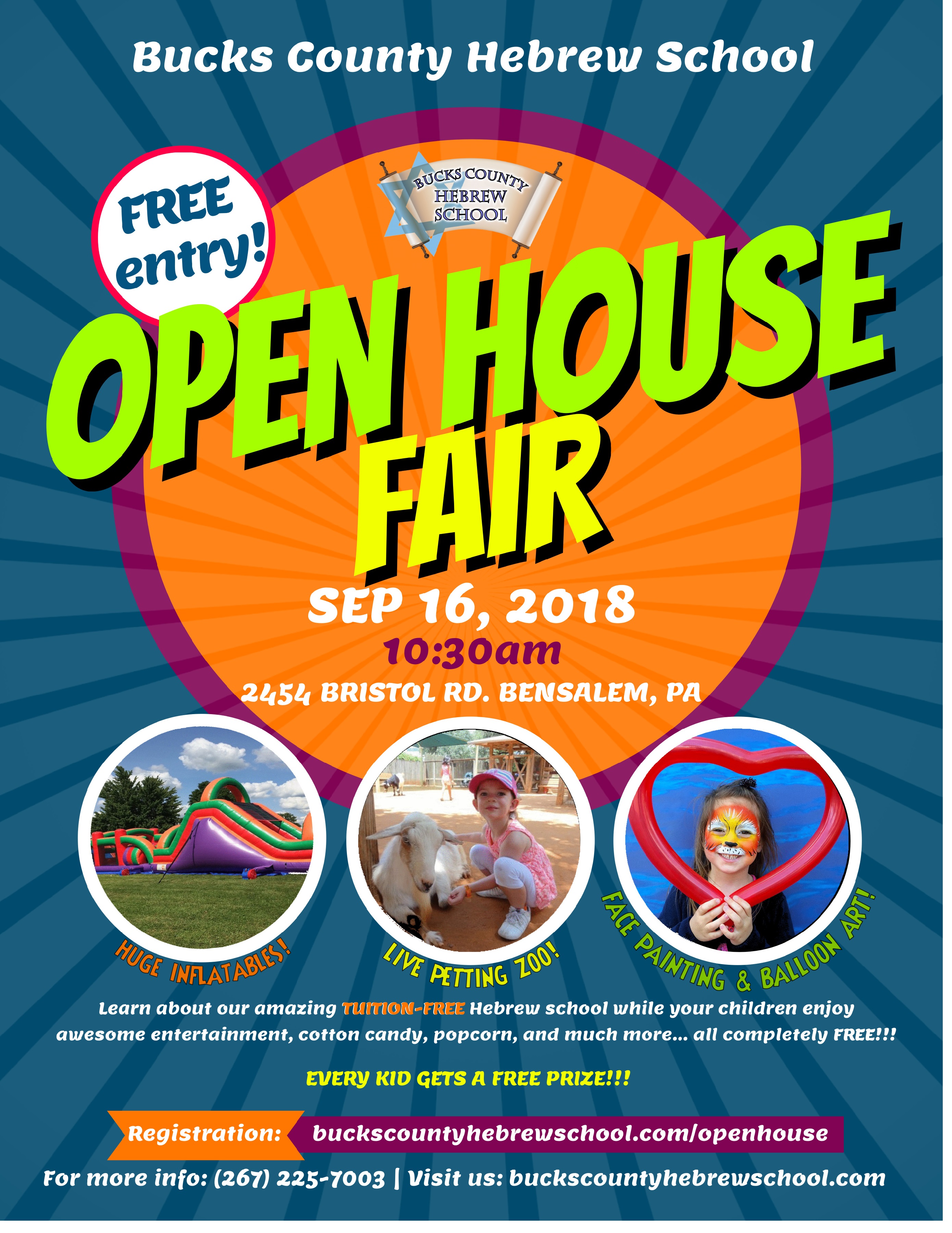 Bucks County Hebrew School FREE Open House