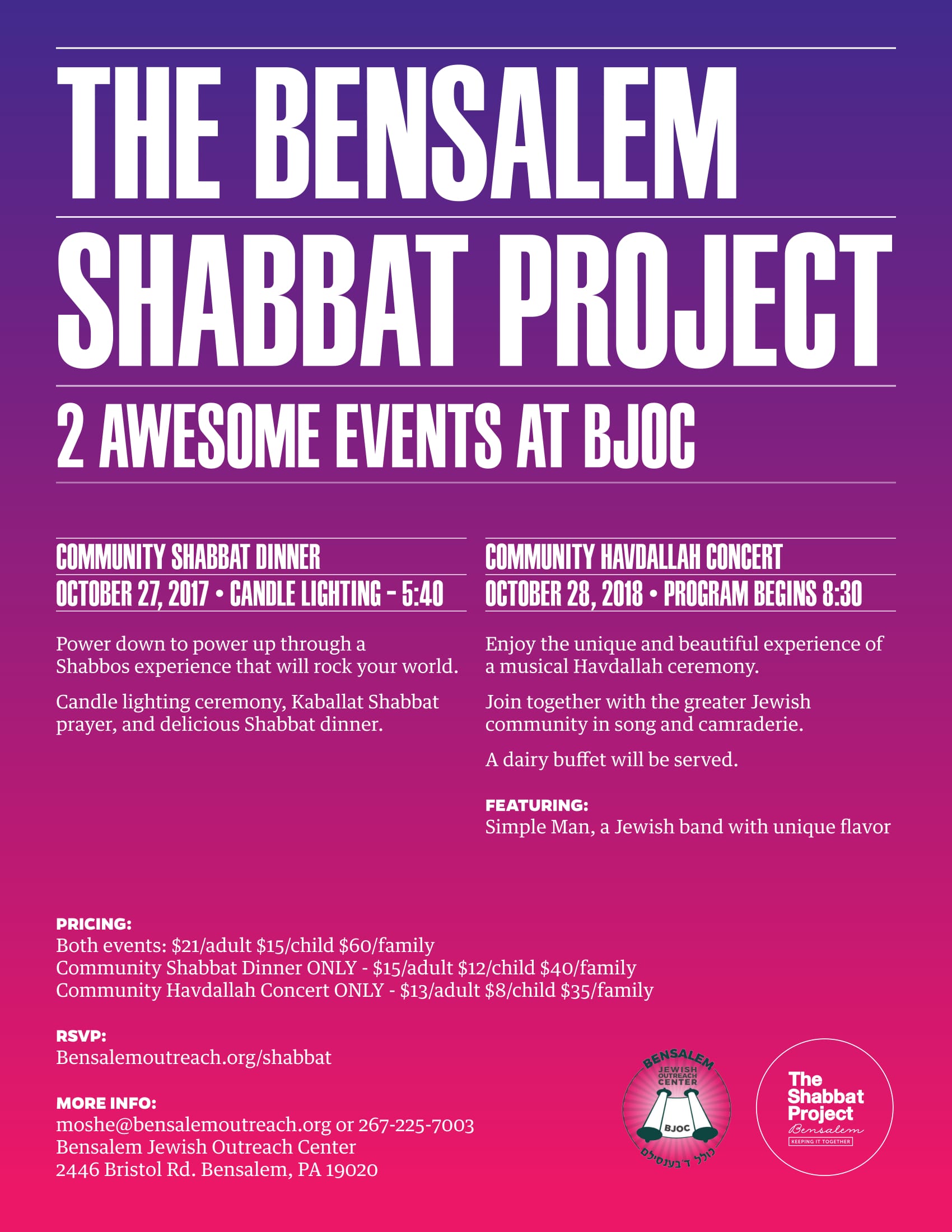 The Bensalem Shabbos Project