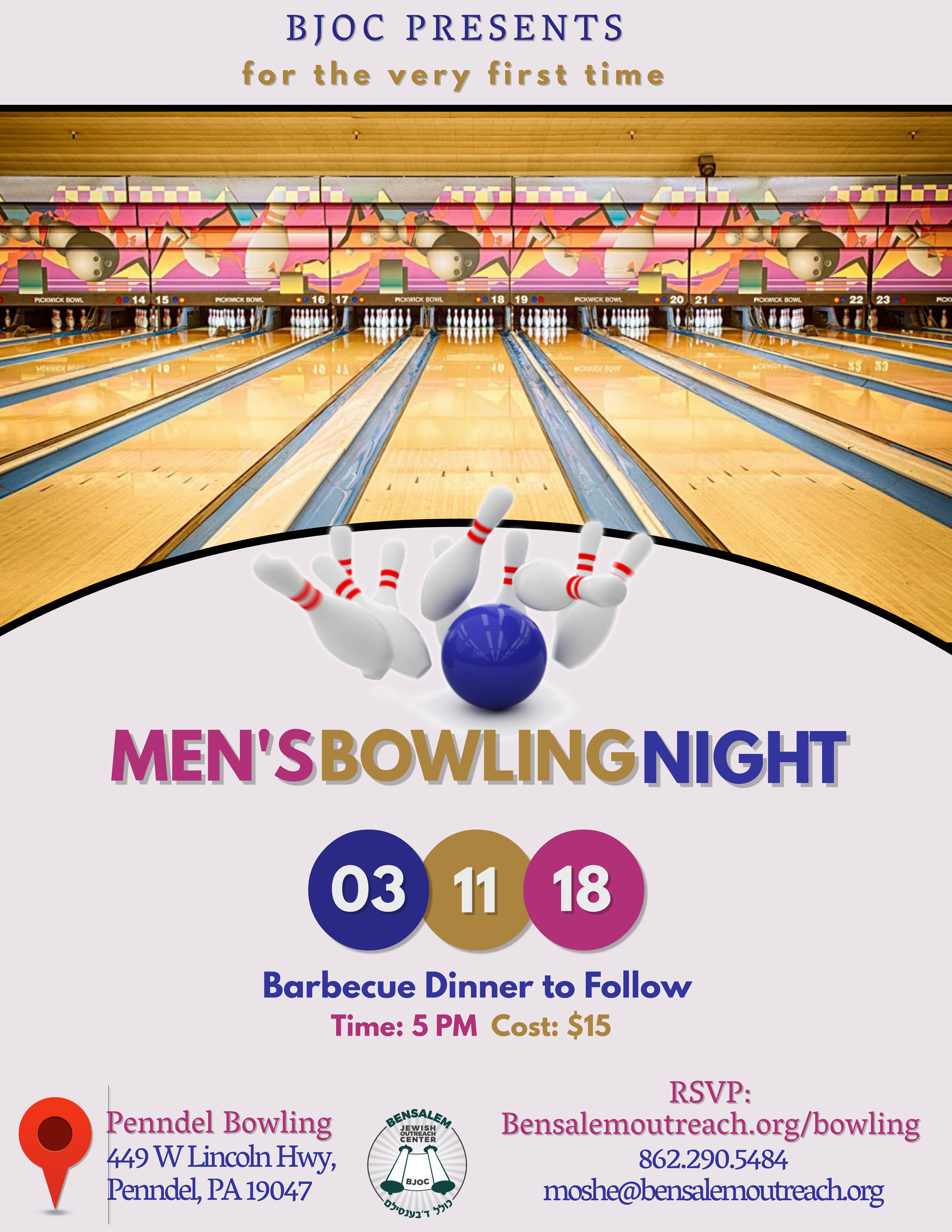 Men's Bowling Night