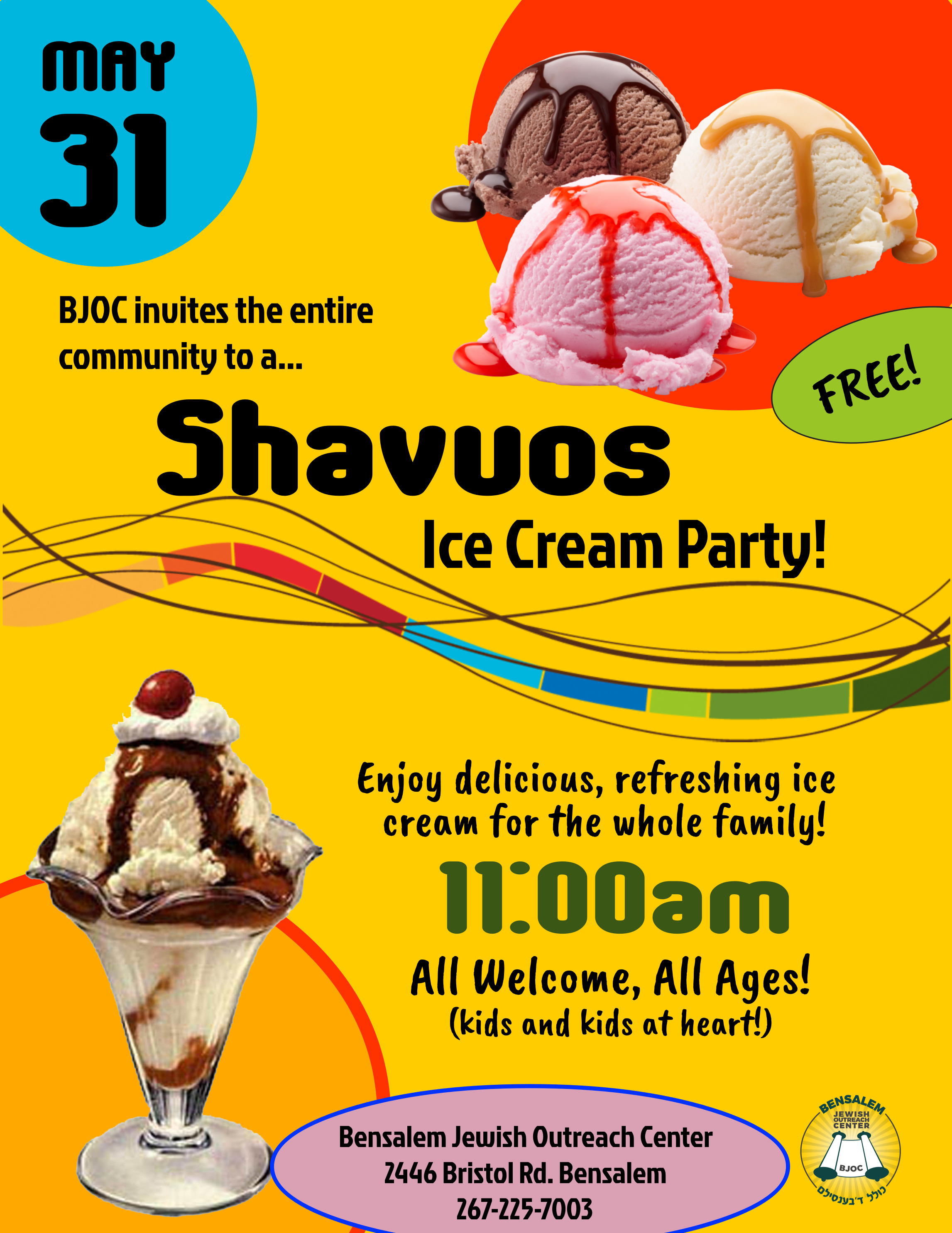 Shavuos Ice Cream Party