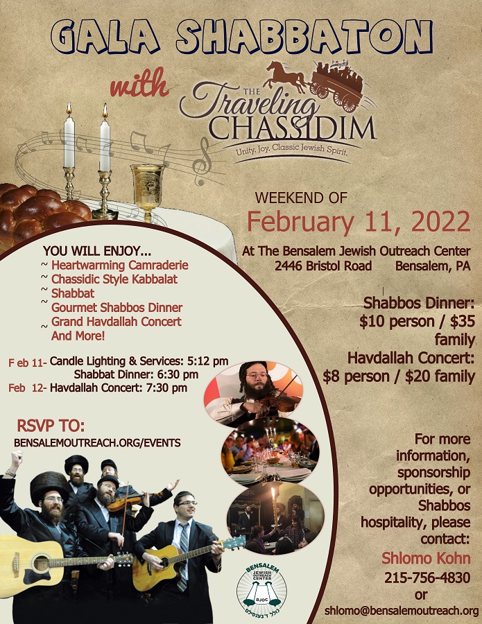 The Traveling Chassidim Shabbaton