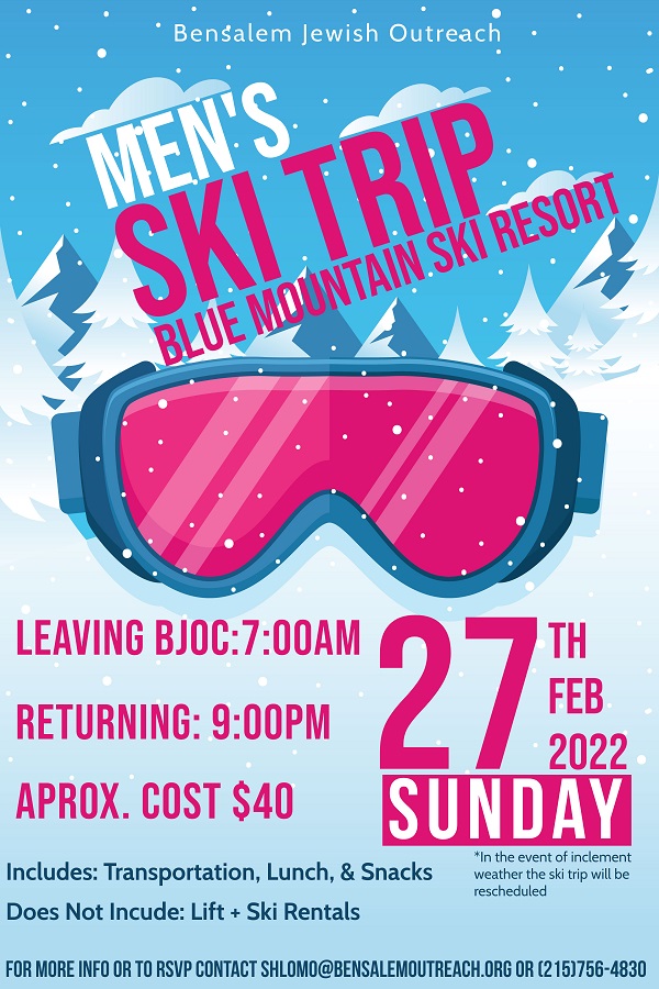 Annual Men's Ski Trip