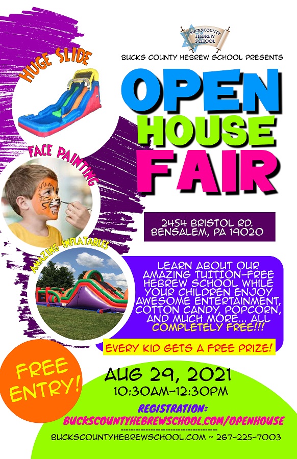 Bucks County Hebrew School FREE Open House
