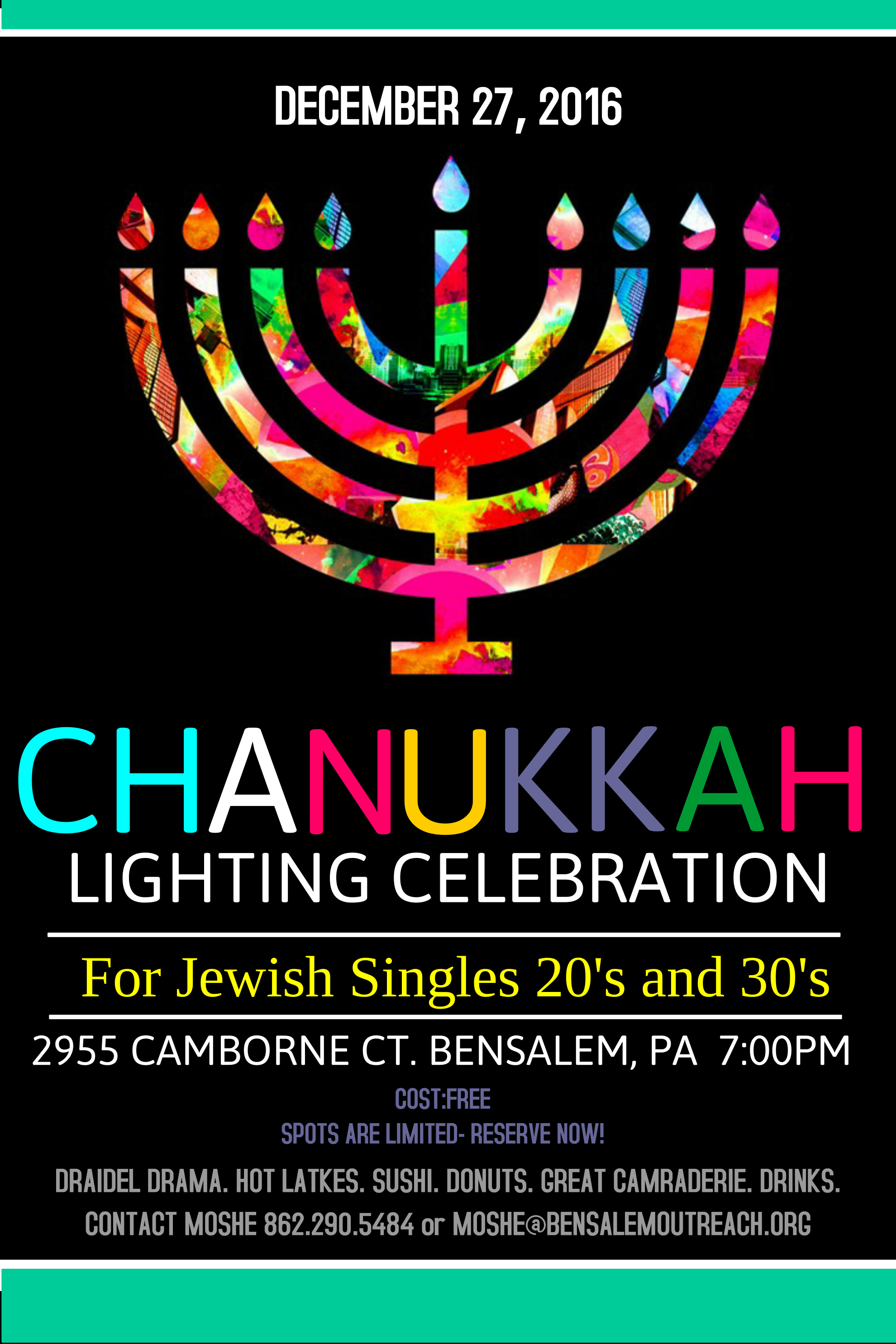 Jewish Singles Chanukah Party