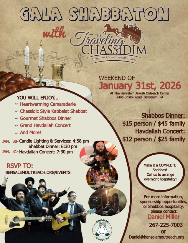 The Traveling Chassidim Shabbaton