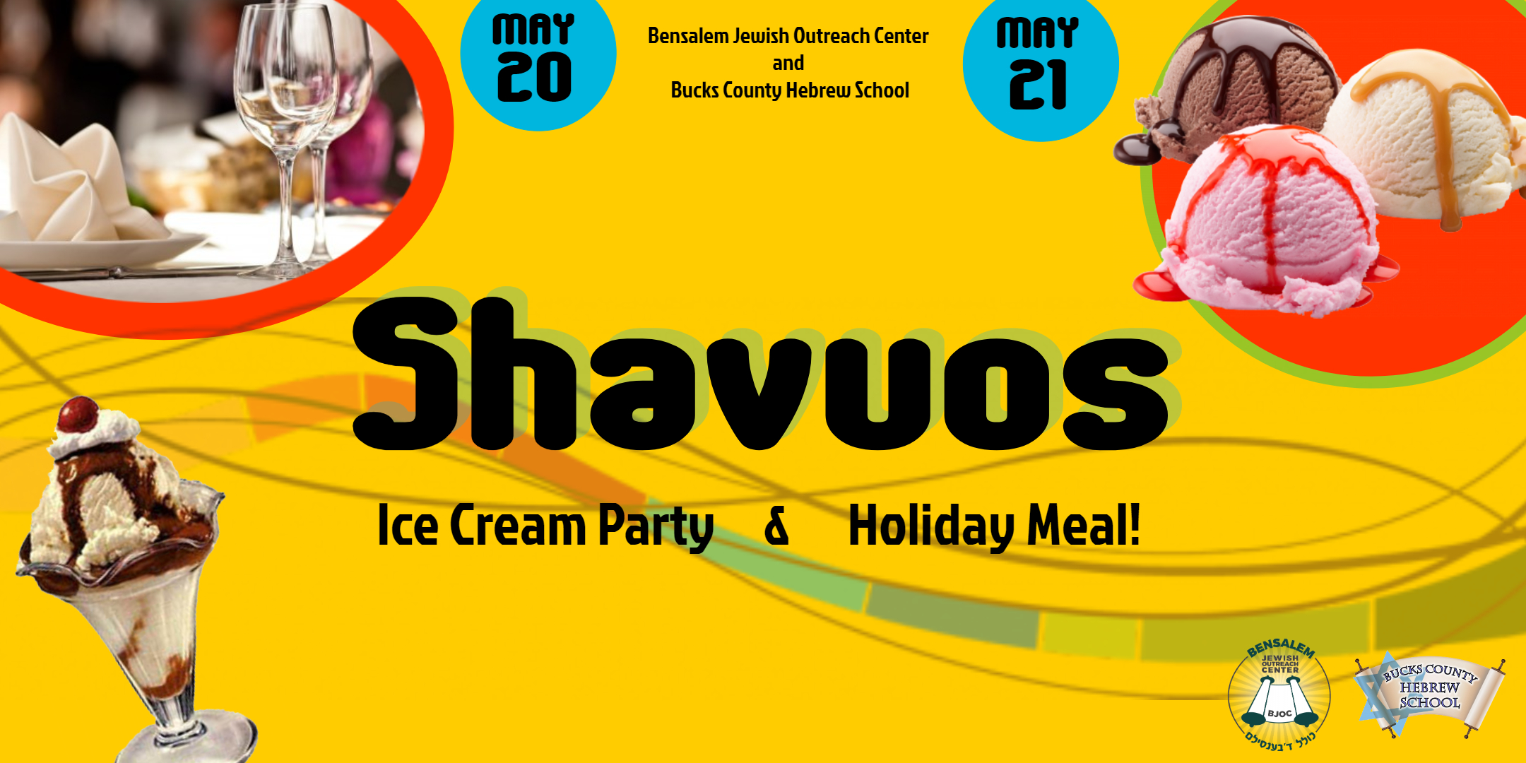 Shavuos Ice Cream Party and Community Luncheon