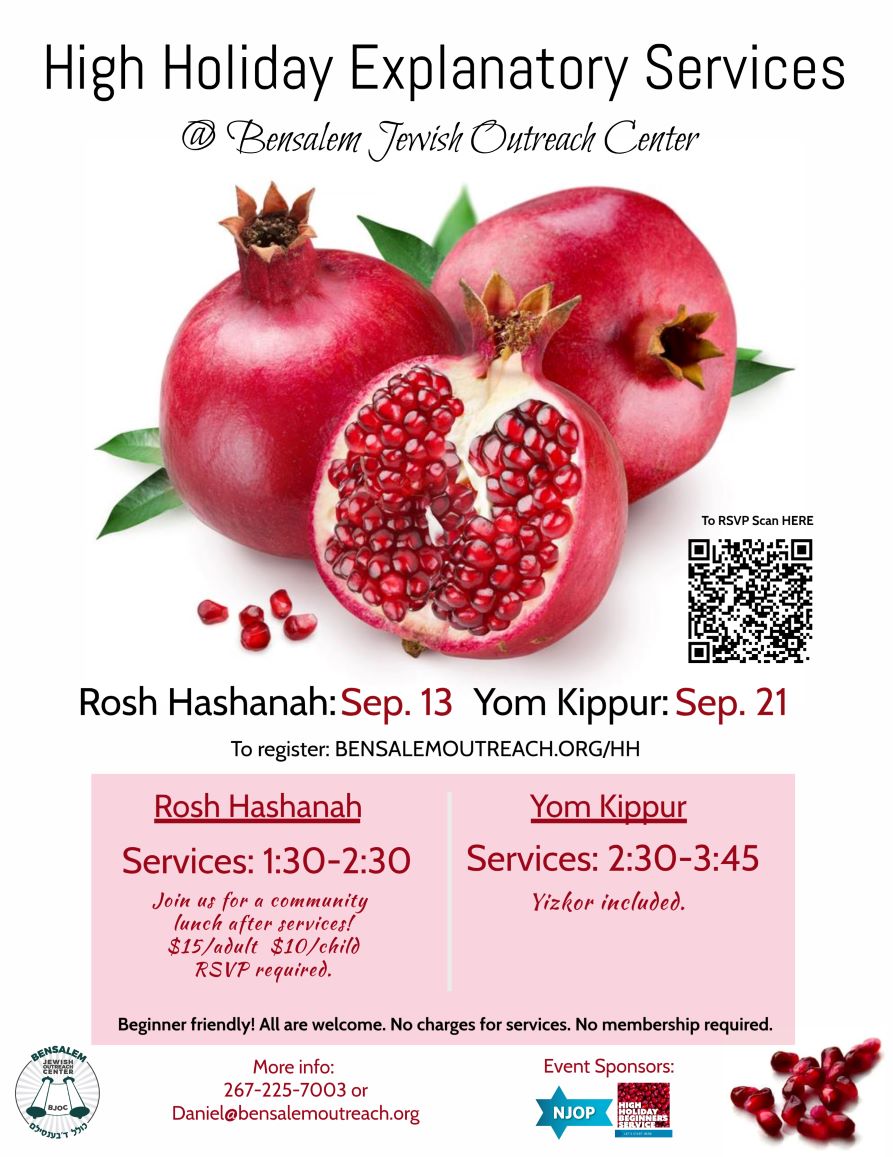 High Holiday's Explanatory Services