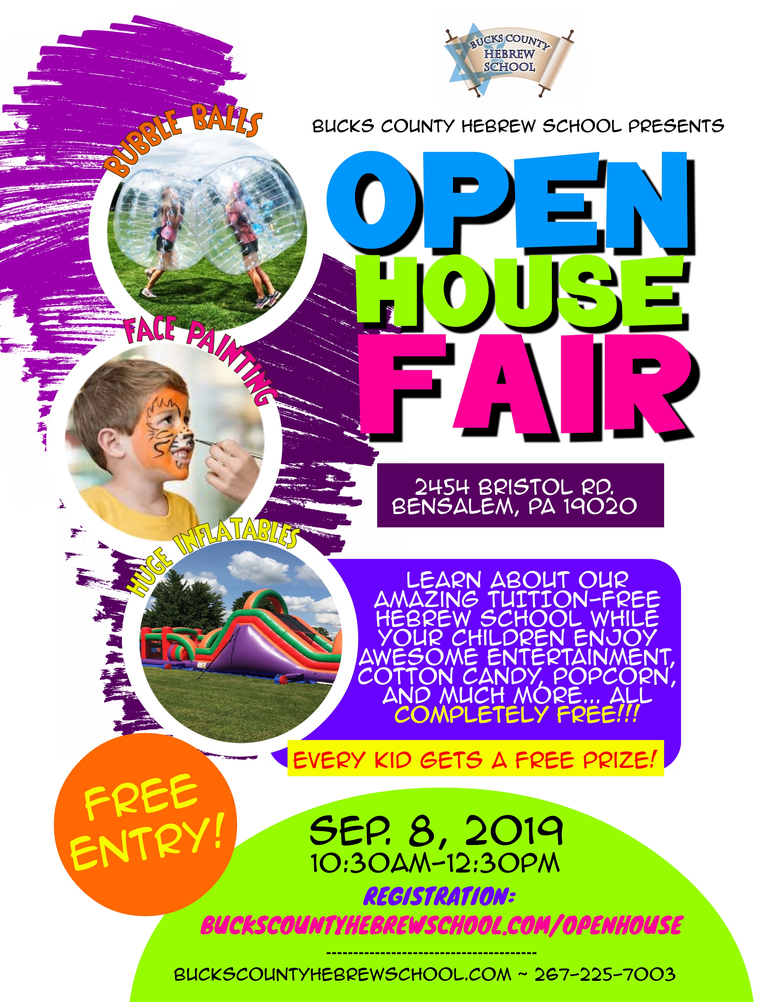 Bucks County Hebrew School FREE Open House